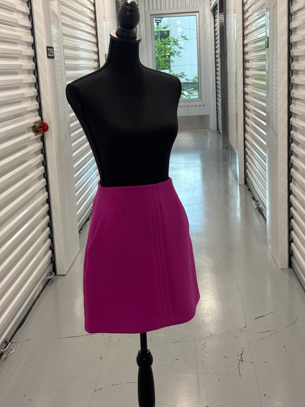 Diane Von Furstenberg Fuchsia Open-Front Blazer Skirt Set - Picture 5 of 16